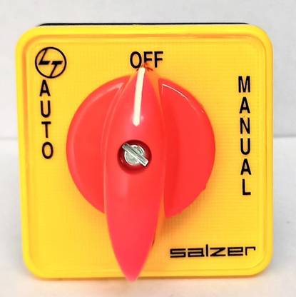Salzer (L&T) 61025 6A 1Pole 2Way Auto-Manual S6 6A Cam Operated Rotary Switch