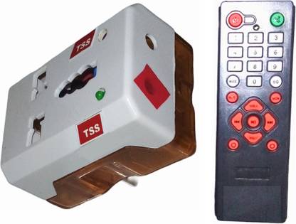 TSS TSS Remote Control Plug To ON/OFF Anything , Timer 15min-7Hrs Auto Cut. Smart Plug