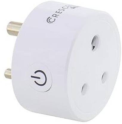 Crescent Lighting WiFi Plug 16A Alexa Control, Surge Protection, Timer Smart Plug