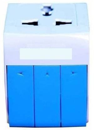 Nij 3 PIN 3 Way Plug Socket With Individual Switch Smart Switch