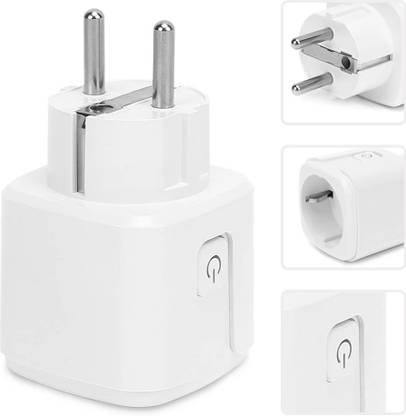 FreshDcart Wi-Fi Smart Socket Plug Voice Control with Alexa, Google Assistant Plug for Home Smart Plug