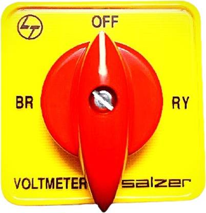 Salzer (L&T) VSS 10A 61312 (Voltmeter Selector Switch) Voltage between phase with OFF