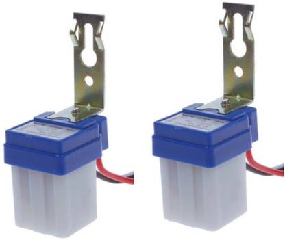 Lampion Electronics 220 Volt Auto Day/Night On-Off Photocell Sensor Switch 7Amp Pack of 2pcs Smart Switch