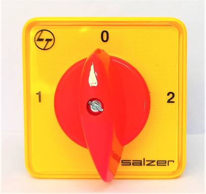 Salzer (L&T) 61152 32A 2Pole 2Way S6 B13 Cam Operated Rotary Switch
