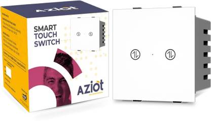 AZIOT Smart Modular 2 Way Gang Touch Switch - 16 Amps each Smart Switch