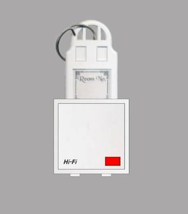 hi fi Polycarbonate D.P Main Switch with Pc Keyring Tag 2 Module 32 Amp 240V Pack of 2