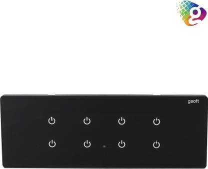 gsoft S8T - 8 Switches, Wifi, Remote, Wifi, Touch, Timer Smart Switch