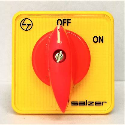 Salzer (L&T) 61004 6A 4 Pole ON-OFF S6 6A Cam Operated Rotary Switch