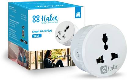 HALOX STAY CONNECTED 10A Wi-Fi Smart Plug Assistant /Smart Plug Smart Plug
