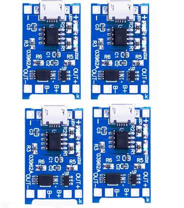 HUBX TP4056 / TP 4056 18650 3.7V LI-ION BATTERY CHARGING MODULE BMS PROTECTION- 4 PCS