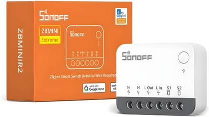 Ledgebit ZBMINIR2 Extreme Zigbee (10A, Detach Mode, External Switch Support) | Smart Switch