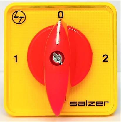 Salzer (L&T) 61153 6A 3Pole 2Way S6 6A Cam Operated Rotary Switch