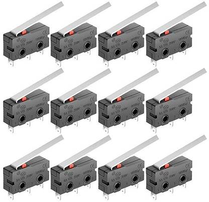 Yellow Tommy MICRO LIMIT SWITCH WITH LONG HANDLE BUMP (Pack of 10)