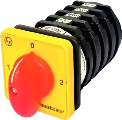 Salzer (L&T) 61154 16A 4Pole 2Way S16 Cam Operated Rotary Switch