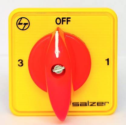 Salzer (L&T) 61131 6A 4Pole 3Way S6 Cam Operated Rotary Switch