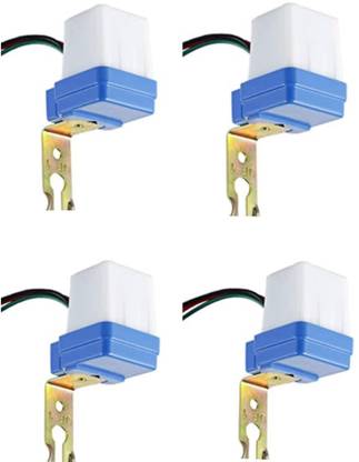 Lampion Electronics 220 Volt Auto Day/Night On-Off Photocell Sensor Switch Pack of 4 pcs Smart Switch