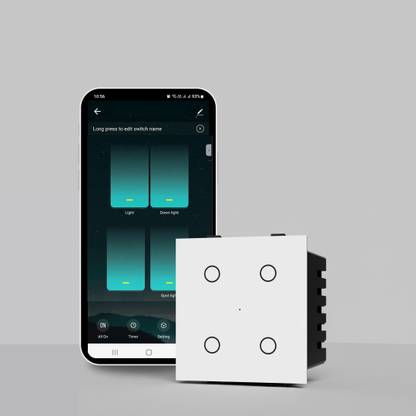 AZIOT Smart Modular 4 Touch Switch: Elevate Your Home with Effortless Control Smart Switch