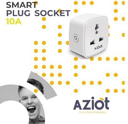 AZIOT 10amp Smart Plug - Wifi/Bluetooth Communication Smart Plug