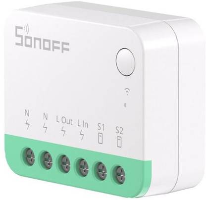 Ledgebit MINIR4M | 10A Matter Smart Switch | Works with Sonoff, Alexa, Google Smart Switch