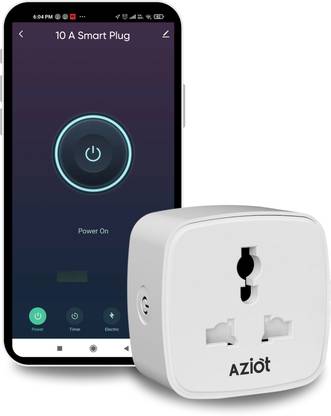 AZIOT 10amp Smart Plug - Wifi/Bluetooth Communication Smart Plug
