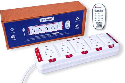 Amonics 4 Node WiFi Enabled, Alexa, Google Home, IR Remote Supported, 1 Mtr. Cord Cable Smart Power Strip