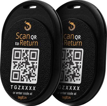 Tag8 Dolphin Smart tracker (Pack of 2) Safety Smart Tracker