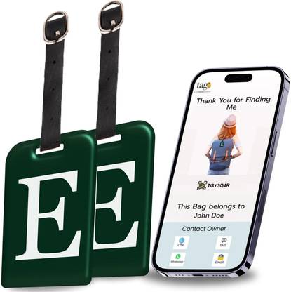 Tag8 Smart Luggage Tag, Real-Time Email Alerts With Bag's Location - Location Smart Tracker