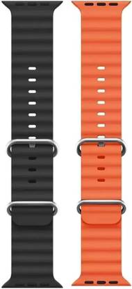 CURASIA Ocean Alpine loop Strap For Apple iWatch Ultra Bands 45mm 44mm 42mm Sport Loop 49 mm Silicone Watch Strap Belt Smart Watch Strap
