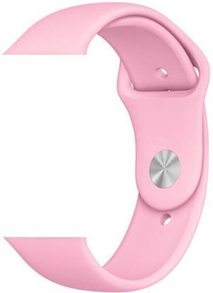TECHWIND Soft Silicon APLE Watch Strap for Series 6/5/4/3/2/1 Fits in 38/40MM (PINK) Smart Watch Strap