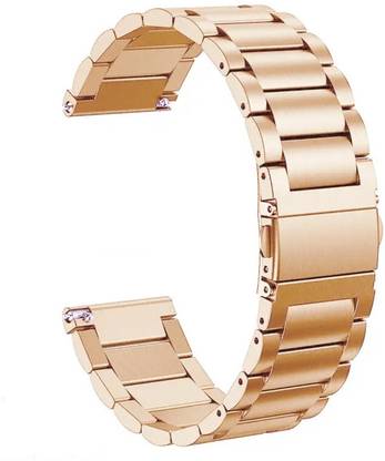 Melfo Steel SS Strap Compatible For Beat Xp Unbound Era Smart Watch Smart Watch Strap