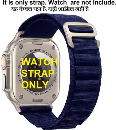 Rikhar Alpine Loop Compatible with Apple Watch Straps 49mm 45mm 44mm 42mm, Nylon Textile Woven Loop with Metal G Hook Sport Band for iWatch Ultra Series 8, 7, 6, 5, 4, 3, 2, 1, SE. Smart Watch Strap