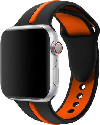 DailyObjects Two Tone Silicone Apple Wrist Band (38/40/41mm) Smart Watch Strap