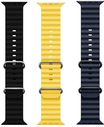 Setster Ocean Smart Watch Strap Belt for Ultra Watch 49 mm, Series 8 / 7 45 mm, Series 6 / 5 / 4 44 mm, Series 3 / 2 / 1 42 mm, T800 Ultra, Watch 8 Ultra, i8 Pro Max, W26, T800,T900,T10,I8 pro,I7 pro,S8 ultra,watch 8,Watch 9 Smart Watch Strap