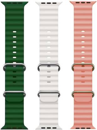 PUNAK Ocean Smart Watch Strap Belt for Ultra Watch 49 mm, Series 8 / 7 45 mm, Series 6 / 5 / 4 44 mm, Series 3 / 2 / 1 42 mm, T800 Ultra, Watch 8 Ultra, i8 Pro Max, W26, S8 Ultra, Smart Watch Strap