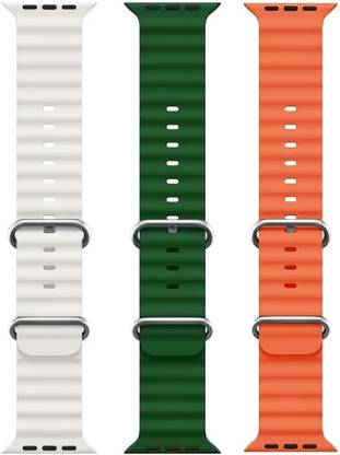 BLACK LOVIES Ocean Smart Watch Strap Belt for Ultra Watch 49 mm, Series 8 / 7 45 mm, Series 6 / 5 / 4 44 mm, Series 3 / 2 / 1 42 mm, T800 Ultra, Watch 8 Ultra, i8 Pro Max, W26, T800 Smart Watch Strap