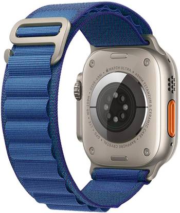 ADAMO Nylon Sport Alpine Loop Watch Straps Apple Watch Band with Silver G-Hook Strap for iWatch Series 8 7 6 5 4 3 2 1 SE (42/44/45MM) SMARTWATCH NOT INCLUDE Smart Watch Strap