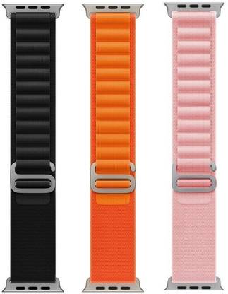 BLACK LOVIES Smart Watch Strap Belt for Ultra Watch 49 mm, Series 8 / 7 45 mm, Series 6 / 5 / 4 44 mm, Series 3 / 2 / 1 42 mm, T800 Ultra, Watch 8 Ultra, i8 Pro Max, W26, T800. Smart Watch Strap