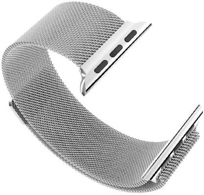 Like Star Stainless Steel Magnetic Absorption Strap Metal Mesh Quick Release Compatible for iWatch Strap 42/44/45/49mm (Watch Not Included) Smart Watch Strap