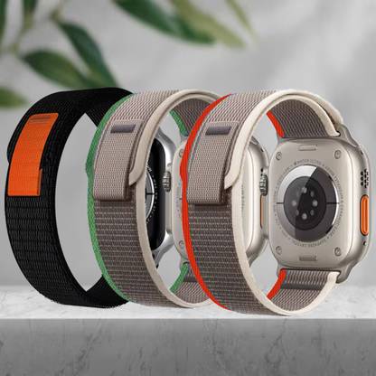 LEEMARA Trail Loop Bands/Straps Compatible with Apple Watch Band 49mm 45mm 44/42mm for iWatch Ultra Series SE 8 7 6 5 4 3 2 1 (Only Loop Strap for Apple iWatch, Watch NOT Included) Smart Watch Strap