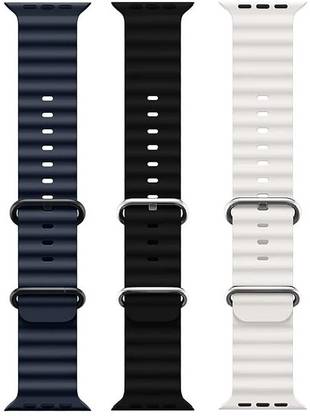 SONVI Ocean Smart Watch Strap Belt for Ultra Watch 49 mm, Series 8 / 7 45 mm, Series 6 / 5 / 4 44 mm, Series 3 / 2 / 1 42 mm, T800 Ultra, Watch 8 Ultra, i8 Pro Max, W26, T800,T900,T10,I8 pro,I7 pro,S8 ultra,watch 8,Watch 9 Smart Watch Strap