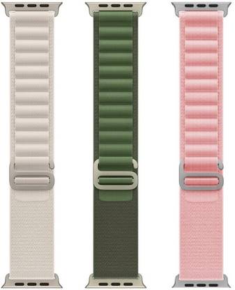 BLACK LOVIES Loop Smart Watch Strap Belt for Ultra Watch 49 mm, Series 8 / 7 45 mm, Series 6 / 5 / 4 44 mm, Series 3 / 2 / 1 42 mm, T800 Ultra, Watch 8 Ultra, i8 Pro Max, W26, T800. Smart Watch Strap