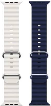 Flipkart SmartBuy Soft Silicone Watch Strap Compatible With Watch Strap 42mm 44mm,45mm,49mm, T500, T800, Ultra Smart Watch Strap