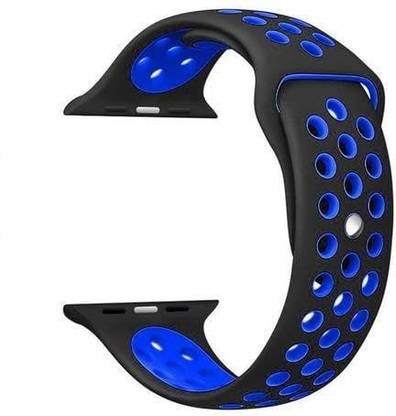 JOKIN Strap Compatible for Watch Band 42mm 44mm 45mm Adjustable Silicone Wristband Sport Loop for Watch Series 7/6/5/4/3/2/1, SE Smart Watch Strap