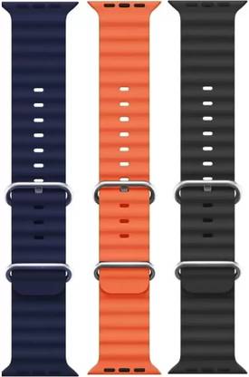 SCALEBEE Ocean Smart Watch Strap Belt for Ultra Watch 49 mm, Series 8 / 7 45 mm, Series 6 / 5 / 4 44 mm, Series 3 / 2 / 1 42 mm, T800 Ultra, Watch 8 Ultra, i8 Pro Max, W26, T800. Smart Watch Strap