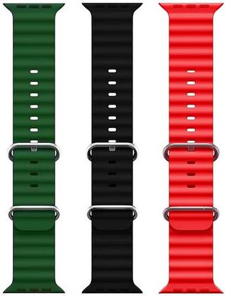 SONVI Ocean Smart Watch Strap Belt for Ultra Watch 49 mm, Series 8 / 7 45 mm, Series 6 / 5 / 4 44 mm, Series 3 / 2 / 1 42 mm, T800 Ultra, Watch 8 Ultra, i8 Pro Max, W26, T800,T900,T10,I8 pro,I7 pro,S8 ultra,watch 8,Watch 9 Smart Watch Strap
