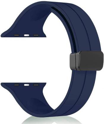 Antoj Smart Watch Strap for Ultra Watch 49 mm, Series 8 / 7 45 mm, Series 6 / 5 / 4 44 mm, Series 3 / 2 / 1 42 mm, T800 Ultra, Watch 8 Ultra, i8 Pro Max, W26, T800 magnetic Belt(blue) Smart Watch Strap