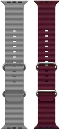 ABSOLUTE LIFESTYLE Ocean Smart Watch Strap Belt for Ultra Watch 49 mm, Series 8 / 7 45 mm, Series 6 / 5 / 4 44 mm, Series 3 / 2 / 1 42 mm, T800 Ultra, Watch 8 Ultra, i8 Pro Max, W26, T800. Smart Watch Strap