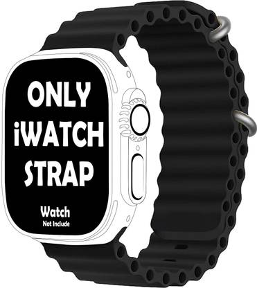 StrapsKart Ocean iWatch Ultra 49mm /45mm/44mm/42mm/ Series 8/7/6/5/4/3/SE Silicone Loop Band Smart Watch Strap
