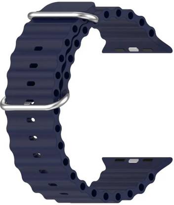 Ace tech New Flexible Silicone Ocean Sport Watch Straps Compatible With Apple iWatch Bands For Men Women, Strap Size 42mm /44mm/45mm/49mm Series Ultra/8/7/6/5/4/3/2/1 Smart Watch Strap