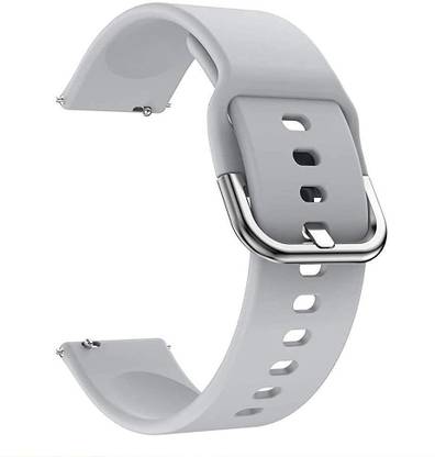 PUNAK 22MM Soft Silicon Smartwatch Strap with Metal Buckle Smart Watch Strap
